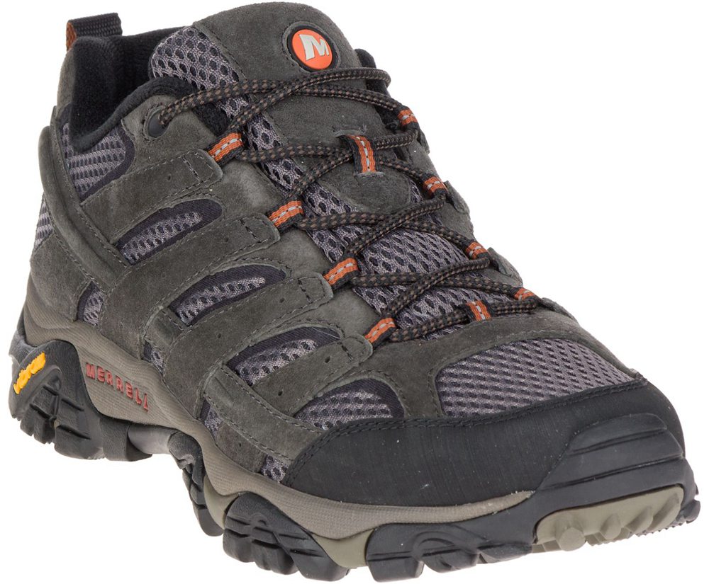 Buty Trekkingowe Merrell Męskie Brązowe - Moab 2 Ventilator - 476952-TLH